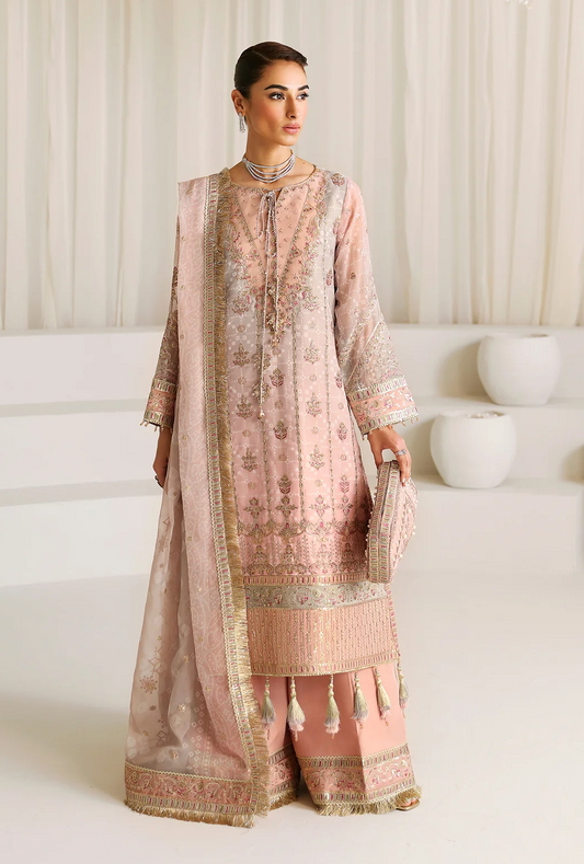 Alizeh Embroidered Chiffon 3 Piece Unstitched Suit AFC-CH-2181-BREEZE Party Wear