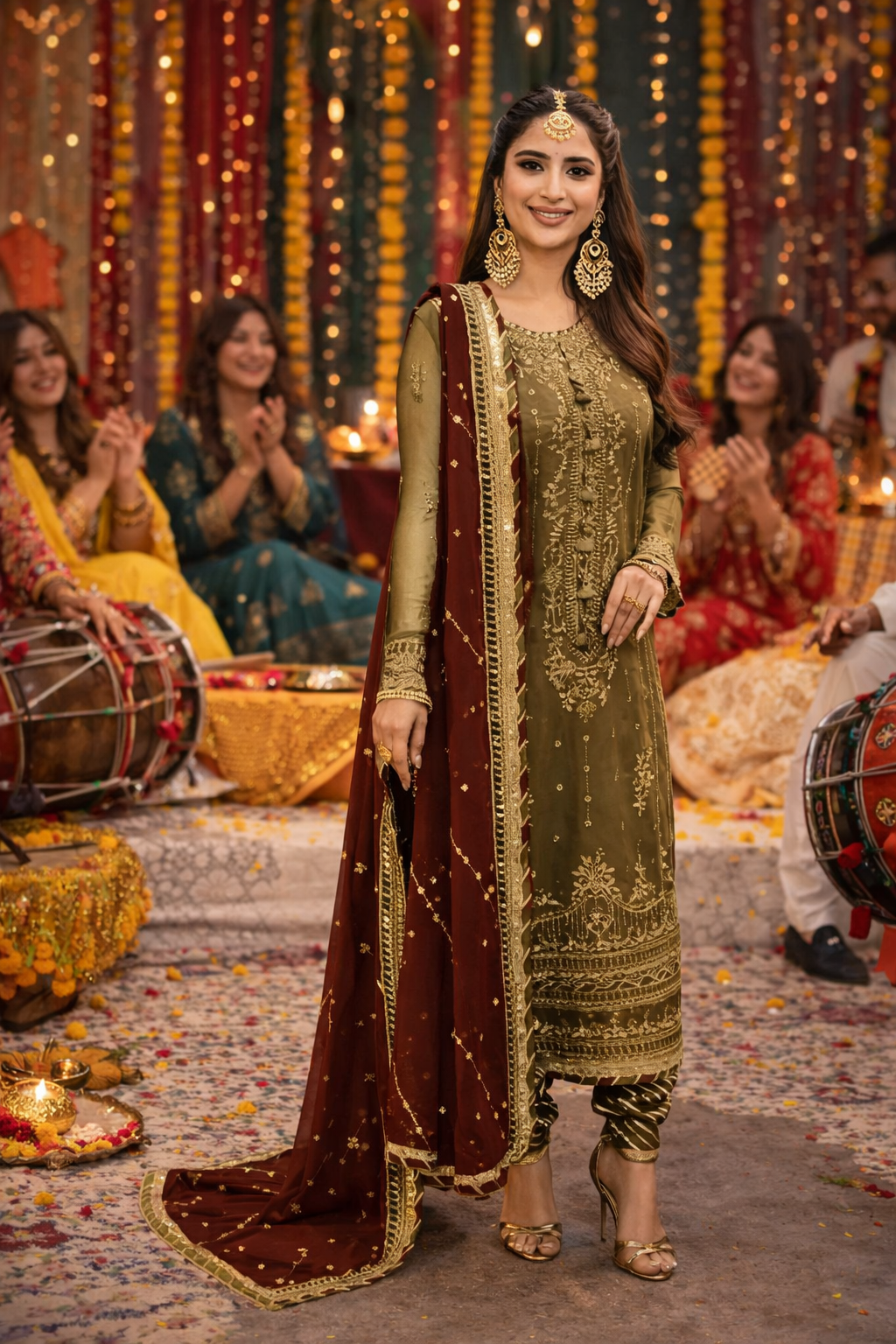 Asim Jofa Luxury Chiffon Embroidered Unstitched Suit AJMR -022 Pehnawa Asim Jofa Luxury Chiffon Embroidered Unstitched Suit AJMR -022 Pehnawa