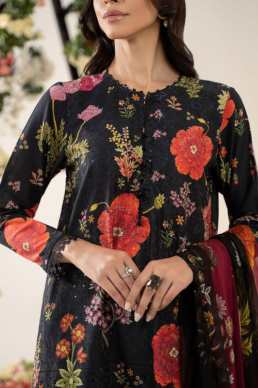 Maria.B - Luxury 3 Piece Lawn Embroidered Unstitched MPT-2607-B