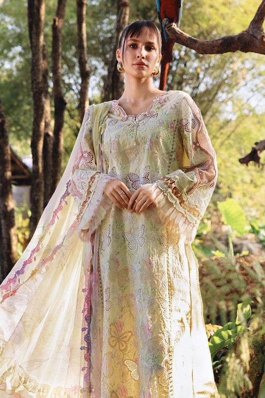 Maria.B - Luxury Lawn Embroidered Unstitched 3 Piece MPT-2901-B