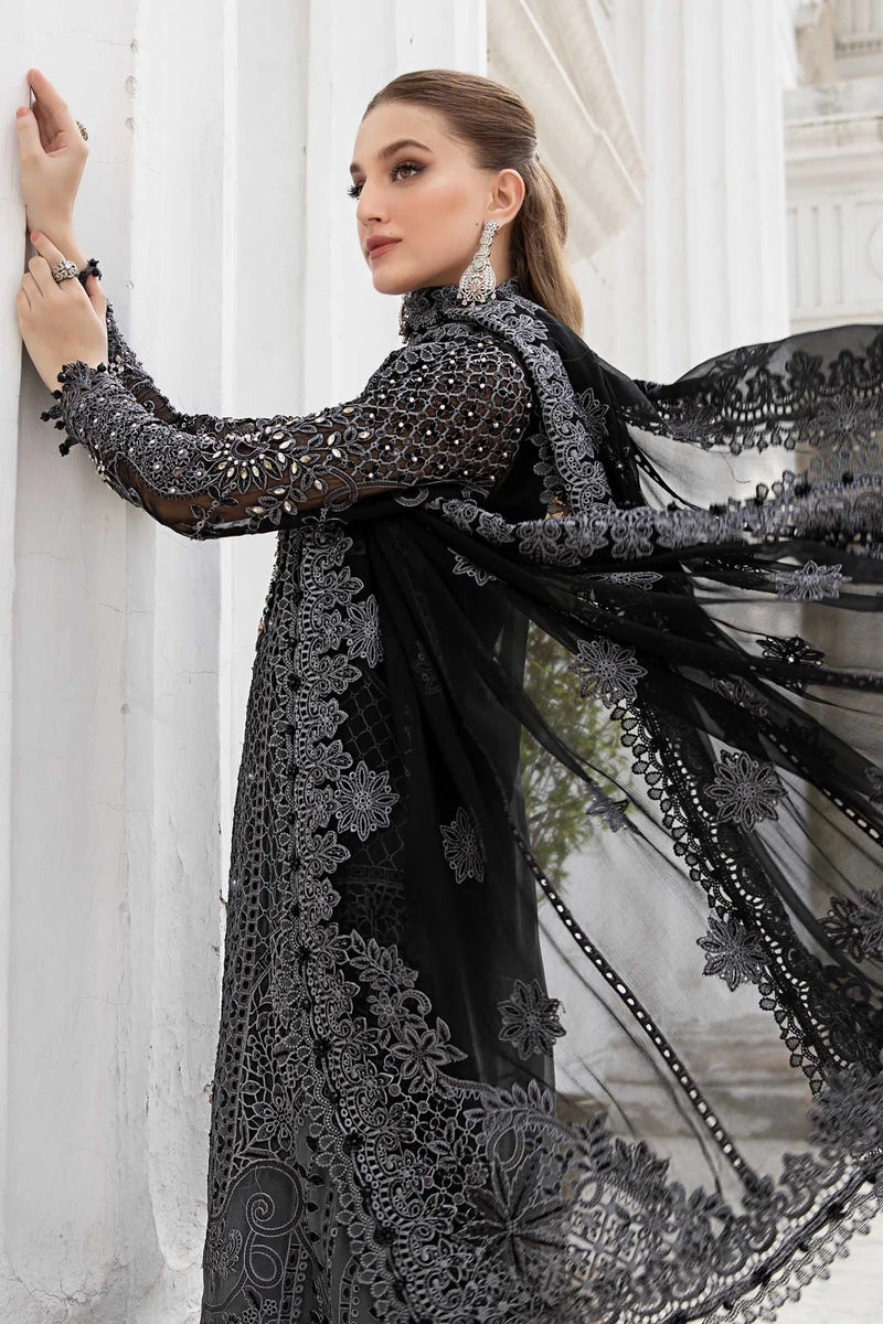 Maria.B Chiffon Embroidered Hand Made Collection MPC-24-101