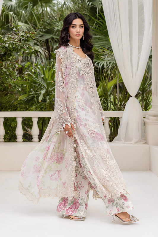 Maria.B Luxury Wedding Festive Pure Chiffon Embroidered Collection MPC-25-101