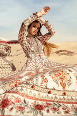 Maria.B Unstitched Embroidered Luxury Lawn 3Pc Suit D-2413-A White