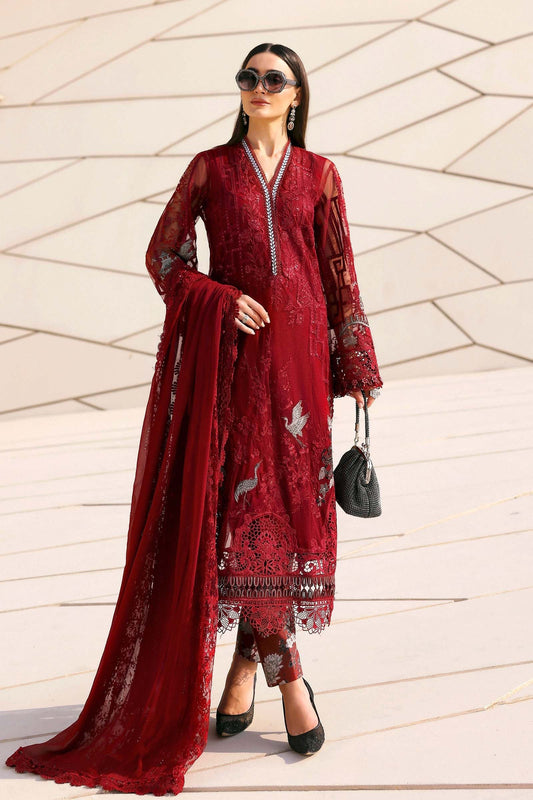Maria.B - Luxury Lawn Embroidered 3 Piece Unstitched - D-2607-A