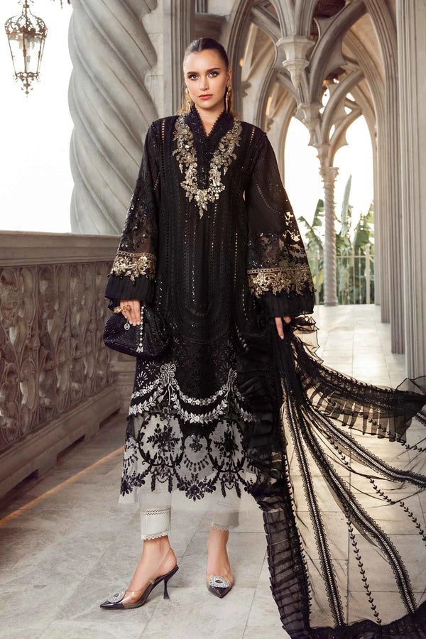 Maria.B Luxury Lawn Eid Ul Azha Collection Hit Code D-03 PURE LAWN