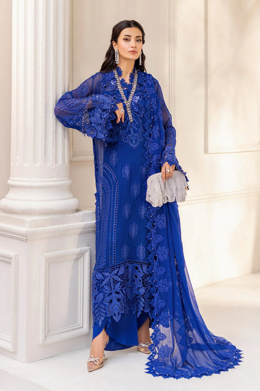 Maria.B Luxury Chiffon Embroidered Unstitched Collection MPC-25-103