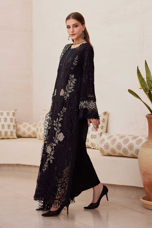 Maria.B - Luxury Lawn Embroidered 3 Piece Unstitched - EL-25-03(pure chiffon duppatta)