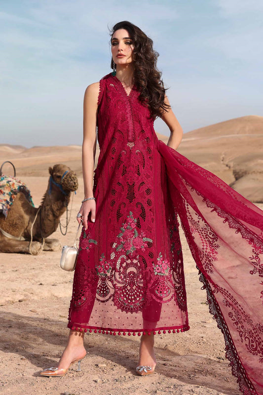 Maria.B Luxury Eid Lawn Embroidered Unstitched 3 Piece D-2504-A