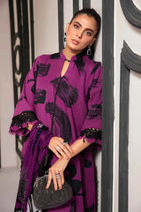 M.Prints By Maria.B Embroidered Lawn Suit Unstitched 3 Piece MB24E2 5B - Summer Collection