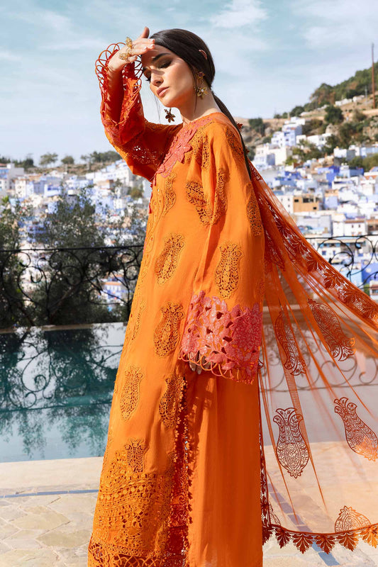 Maria.B Luxury Lawn Embroidered Unstitched D 2505-B Eid Collection