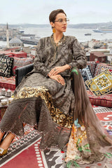 Maria.B MPRINTS 3 Piece Unstitched Luxury Lawn Suit MPT-2307-A