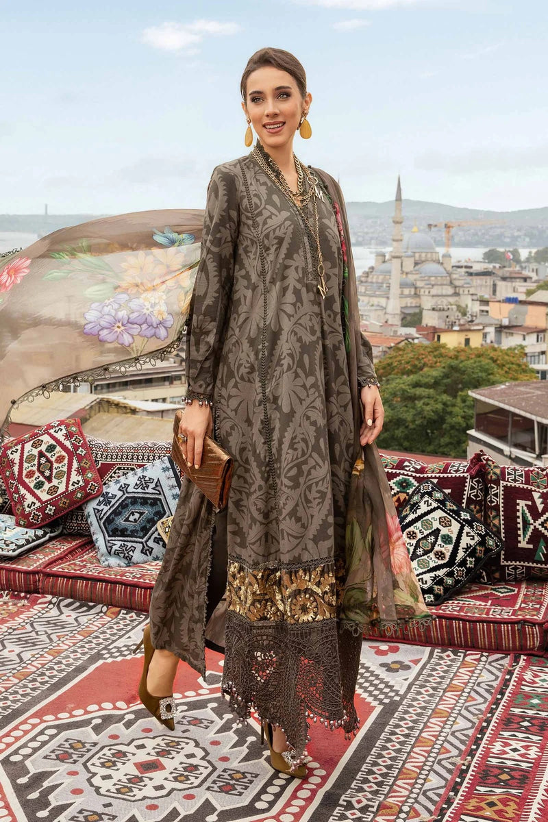 Maria.B MPRINTS 3 Piece Unstitched Luxury Lawn Suit MPT-2307-A