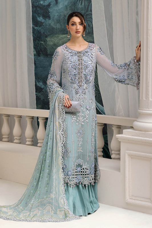 Maria.B Luxury Pure Chiffon Embroidered Collection MPC-25-108
