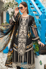 Maria.B Unstitched Embroidered Luxury Lawn 3Pc Suit D-2415-B