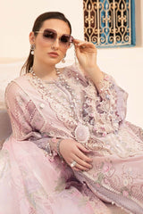 Maria.B Unstitched Embroidered Luxury Lawn Unstitched 3Pc Suit D-2406-A