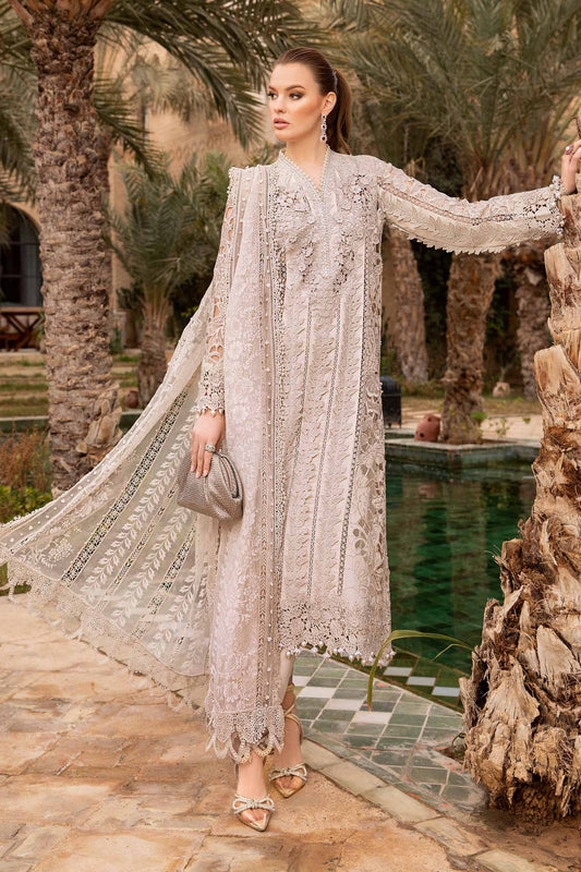 Maria.B - Luxury Lawn Embroidered 3 Piece Unstitched - D-2409-A