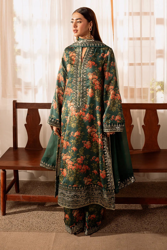 Sheenora Luxury Silk Embroidered Unstitched 3 Piece - OMAVI