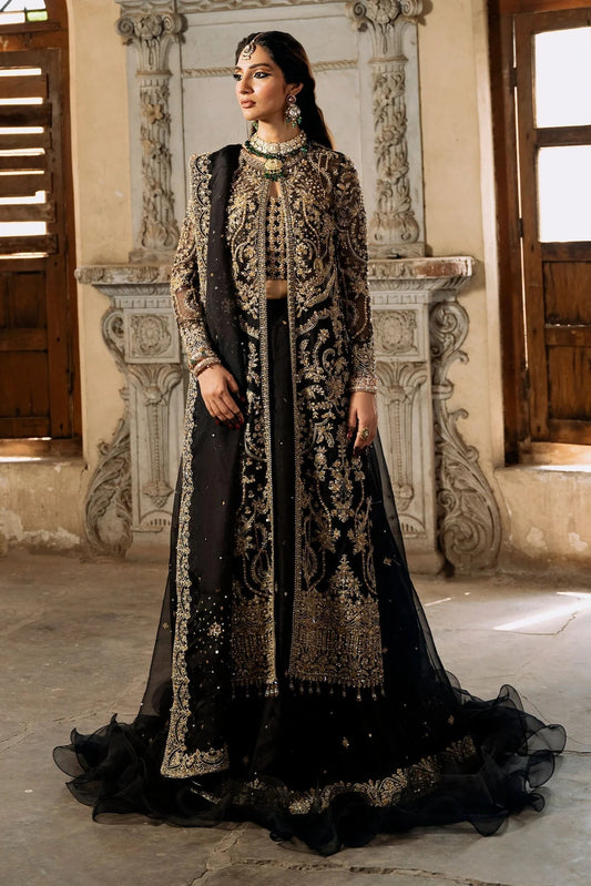 Kanwal Malik Luxury Organza Embroidered 3 Piece Unsticthed - Shahtaj