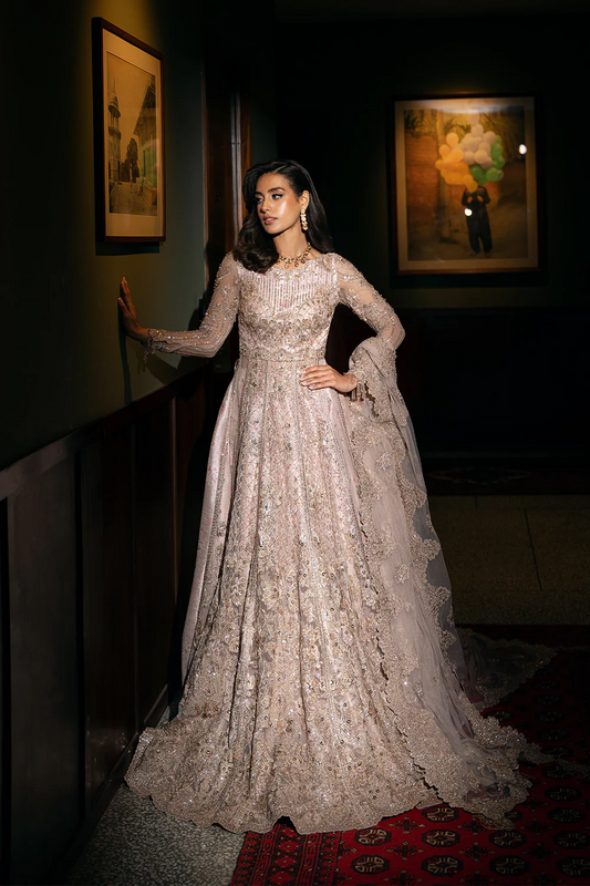 Saira Rizwan Luxury Net Embroidered Unstitched Collection RIGEL-SRF-D-03