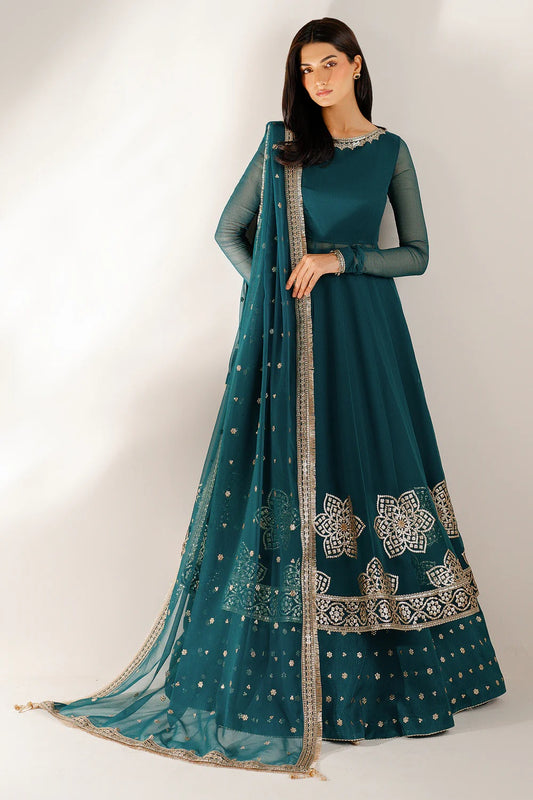 Jazmin UC-3097 - Luxury Chiffon Embroidered Unstitched 3 Piece