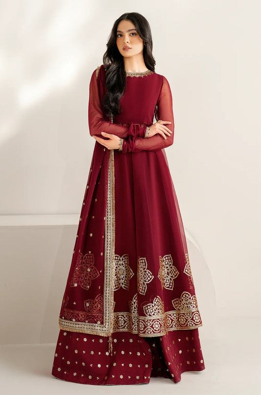 Jazmin UC-3098 - Luxury Chiffon Embroidered 3 Piece Unstitched