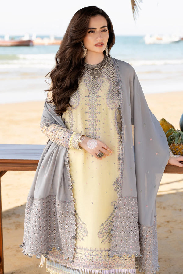 Shahkaar by Jazmin Embroidered Lawn Suits Unstitched 3 Piece JZ 04 Zareen - Spring/Summer Collection