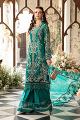 Maria.B Mbroidered 3 Piece Unstitched Embroidered Suit BD-2806