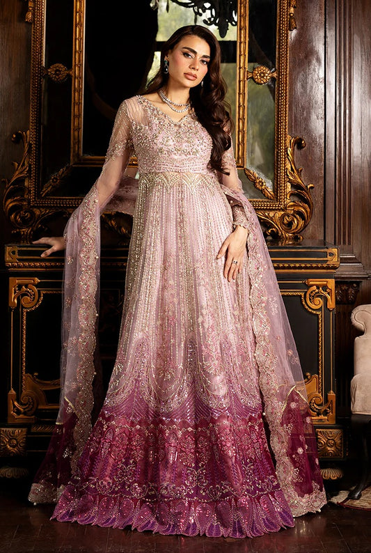 Mushq - Luxury Net Embroidered 3 Piece Unstitched - GEET