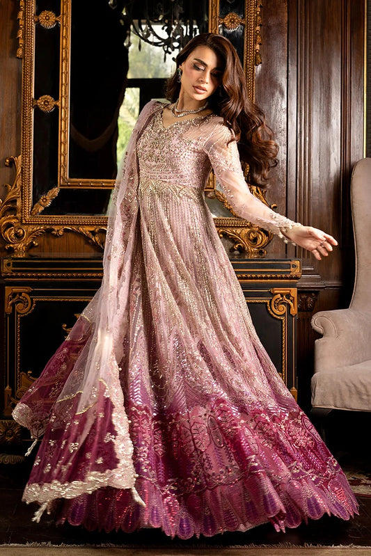 Mushq - Luxury Net Embroidered 3 Piece Unstitched - GEET