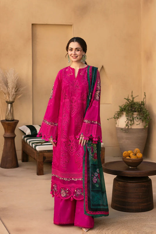 Saira Rizwan Luxury Lawn Embroidered 3 Piece Unstitched ELODIE-SRL25-04