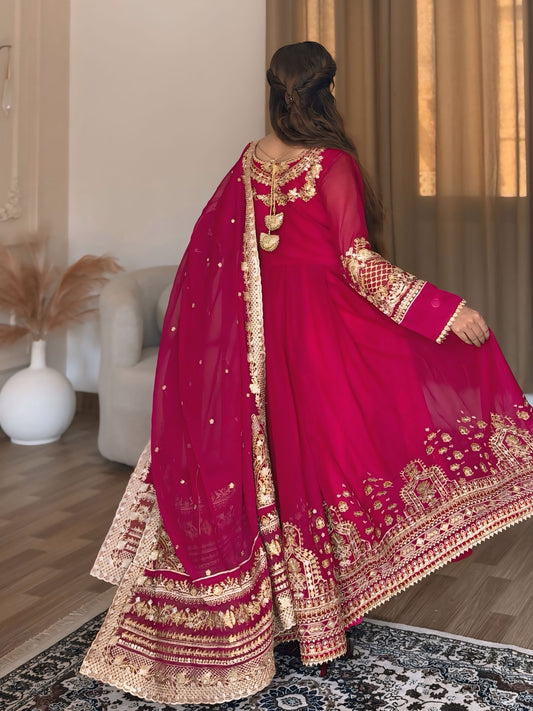Pehnawa Luxury Embroidered Chiffon Stitched 3PC Collection Cassia