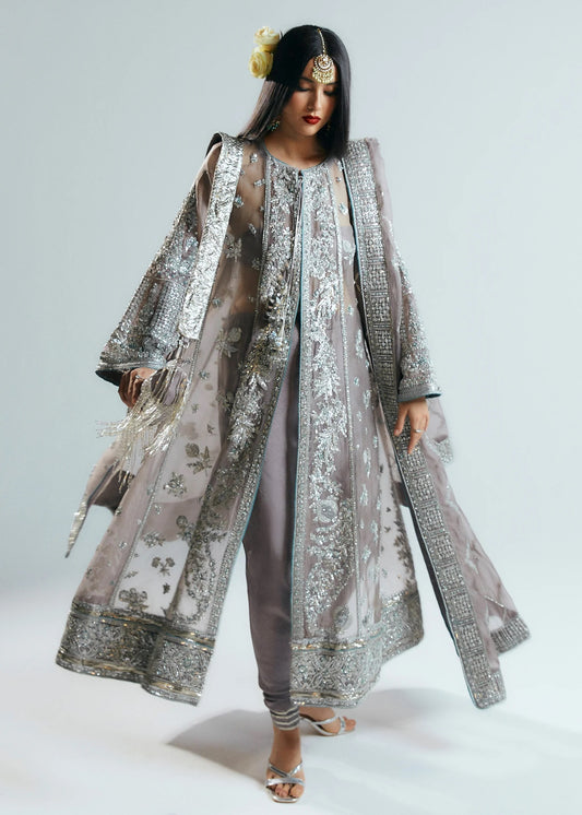 Hussain Rehar Luxury Organza Embroidered 3 Piece Unstiched Valora