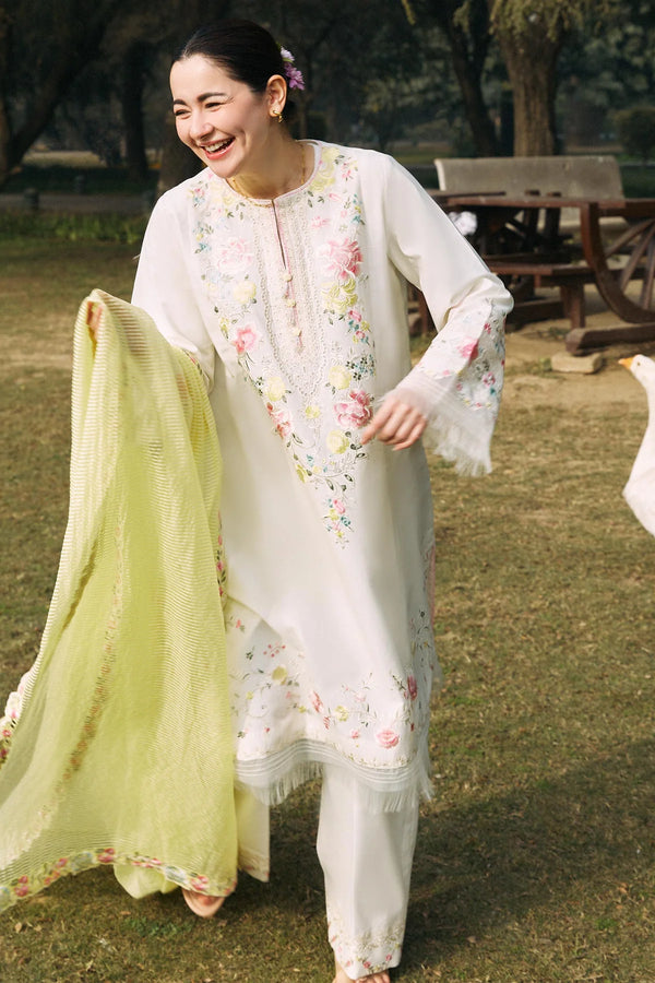 Coco by Zara Shahjahan Eid Collection Embroidered Lawn Unstitched 3Pc Suit Janaan-7B
