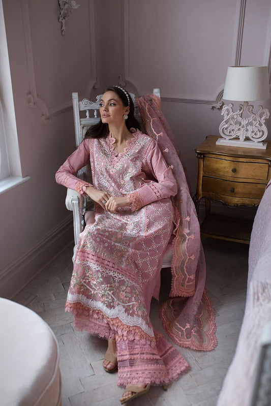 Sobia Nazir Luxury Lawn Embroidered 3 Piece Unstitched Collection 1B