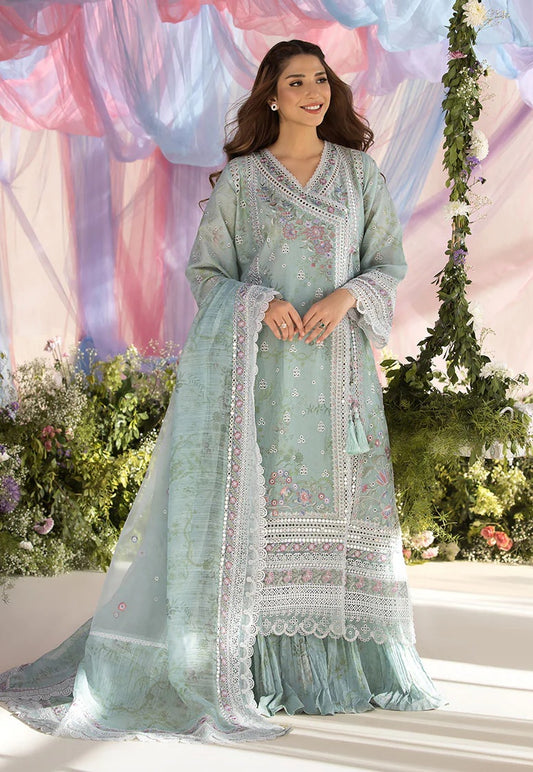 Sobia Nazir - 13A - Luxury Lawn Embroidered 3 Piece Unstitched