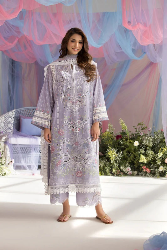 Sobia Nazir Luxury Lawn Embroidered 3 Piece Unstitched 5A