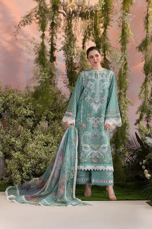 Sobia Nazir Luxury Lawn Embroidered 3 Piece Unstitched 5B