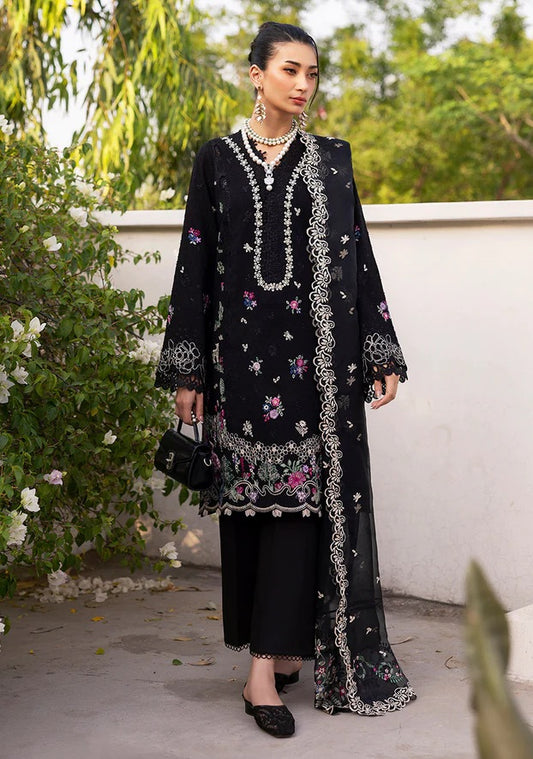Republic Womenswear - Luxury Embroidered 3 Piece Unstitched - M - 152
