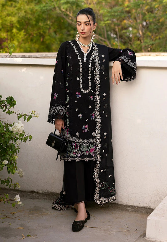 Republic Womenswear - Luxury Embroidered 3 Piece Unstitched - M - 152