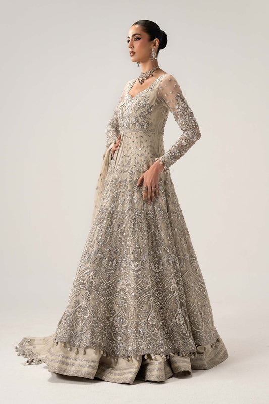 Maria B Elaria Luxury Net Embroidered 3Pc Unstitched Suit PA-175