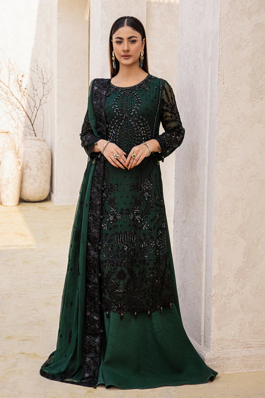 Zebtan Luxury Chiffon Embroidered Unstitched Collection ZR-03