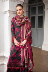 Maria.B Unstitched M.Prints MPT-1909-B Luxury Embroidered Lawn