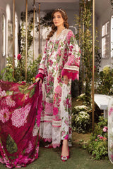 Maria.B Luxury Lawn 3 Pieces Unstitched M.Prints MPT-2102-A Pure Chiffon Duppatta