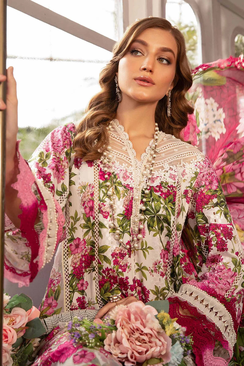 Maria.B Mprint Luxury Embroidered STITCHED Collection 3 Pieces MPT-2102-A STITCHED