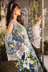 Maria.B Luxury Lawn 3 Pieces Unstitched M.Prints MPT-2102-B Pure Chiffon Duppatta