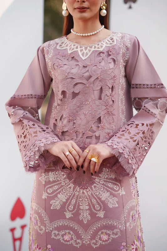 Parishay - SQ-02 - Luxury Lawn Embroidered 3 Piece Unstitched