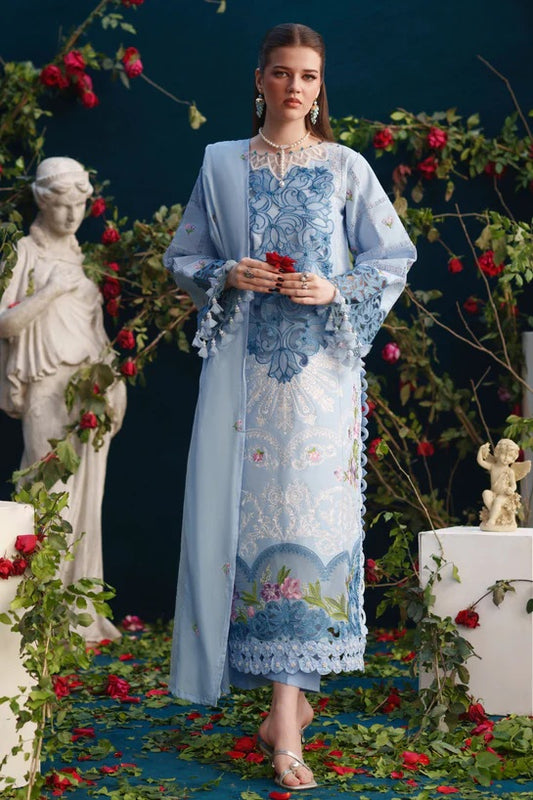 Parishay - SQ-12 - Luxury Lawn Embroidered 3 Piece Unstitched