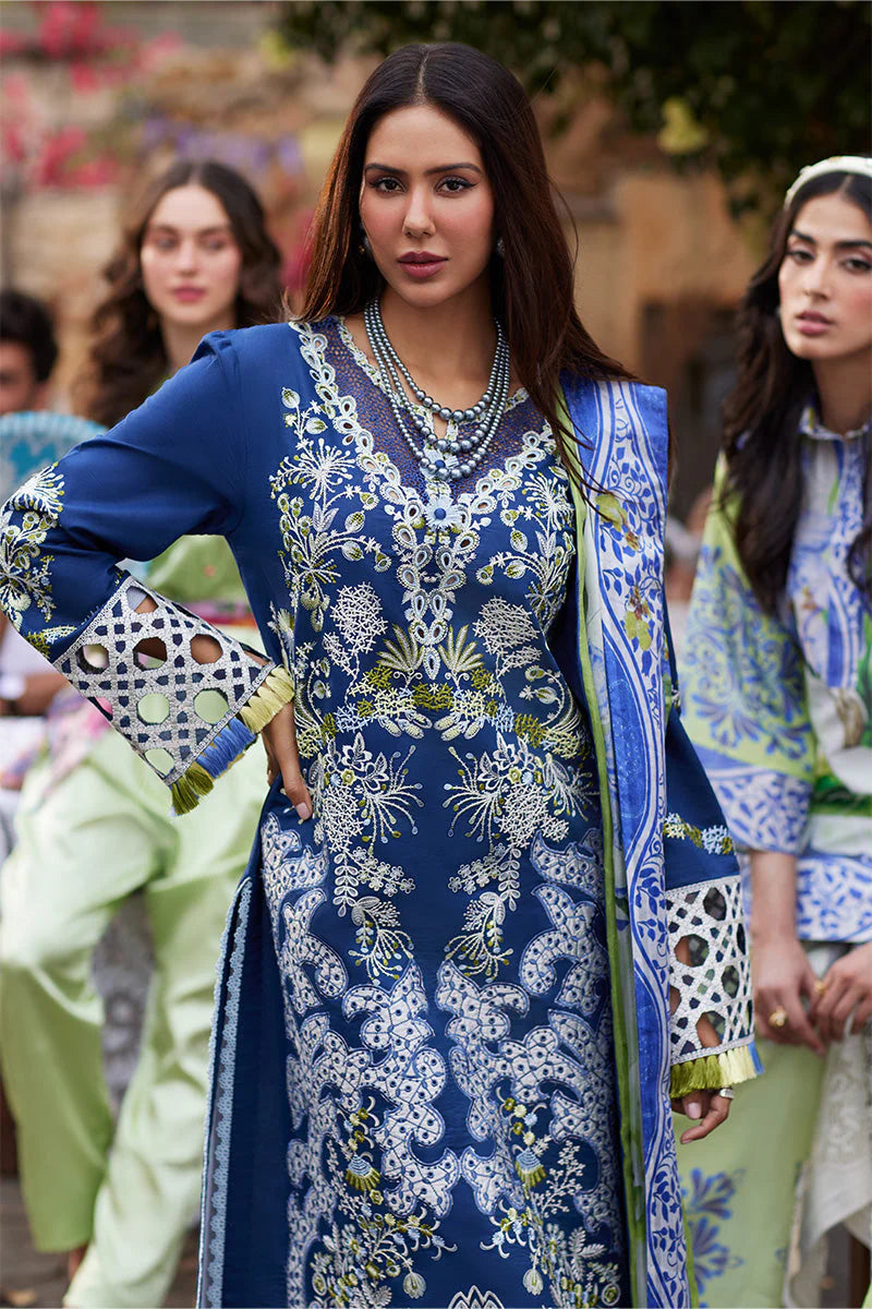 Mushq Te Amo Embroidered Lawn Unstitched 3Pc Suit MSL-2406 Modena Magic