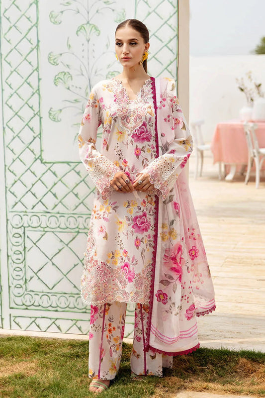 Rangrez By Ramsha Unstitched 3 Piece Luxury Lawn Vol-06 Collection-N-608