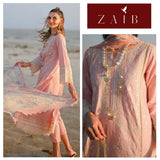 Zaib By Nimsay Luxury Embroidered Chiken Kari Lawn Unstitch Zahra Nel 05